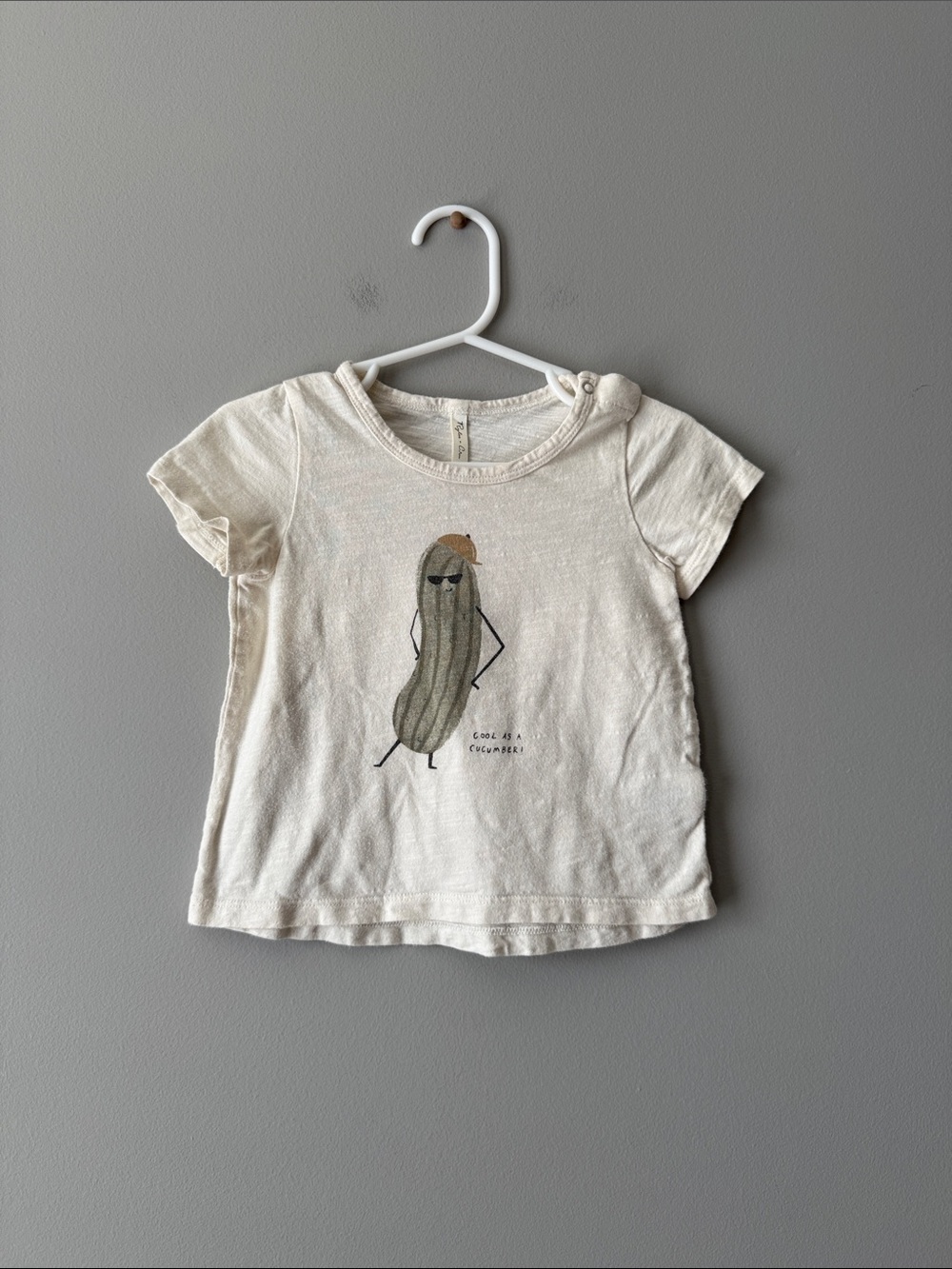 12-18 months Rylee + Cru Cream Short-Sleeve Tee